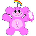 Booster Rainbow Monkey💓✨🌈🐵