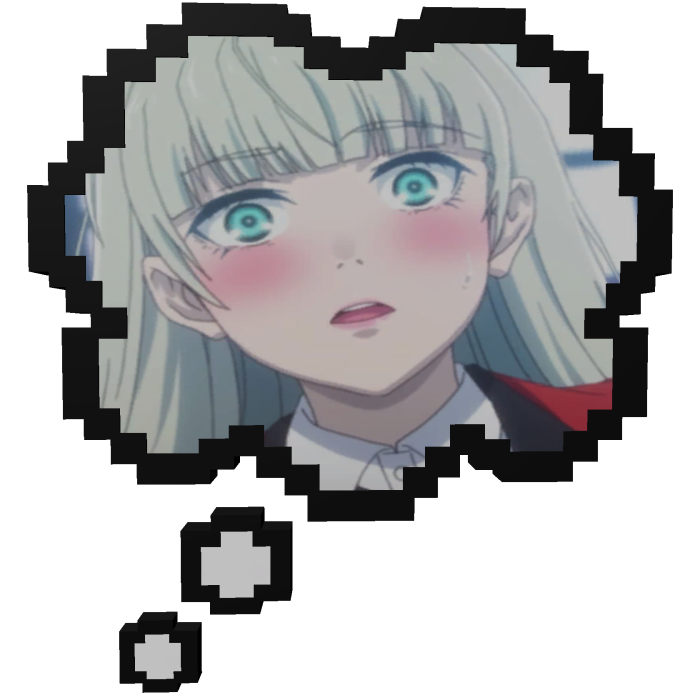 Ririka Momobami Kakegurui | Thinking Bubble 