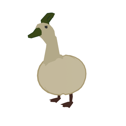 White Pumpkin Goose