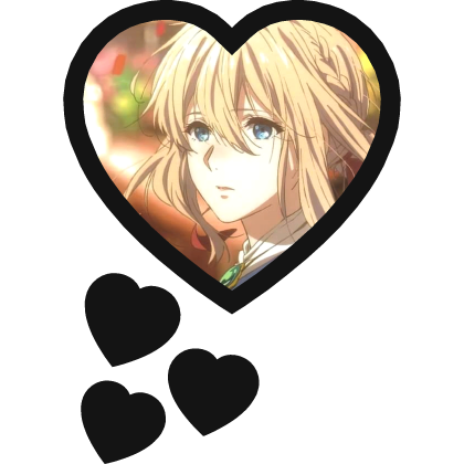 Violet Evergarden Thinking Hearts Roblox item