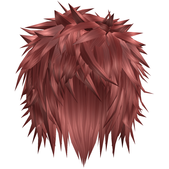 red gothic messy emo boy hair