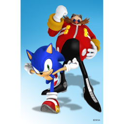 sonic running from egg man (NEW)