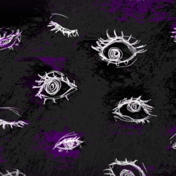 Sketched Eyes Purple