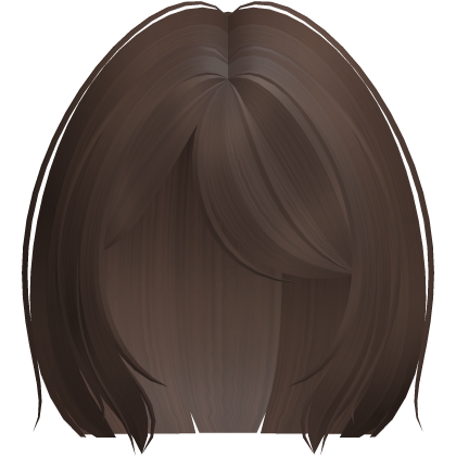 ♡ short hime-cut anime hair in brown ୧
