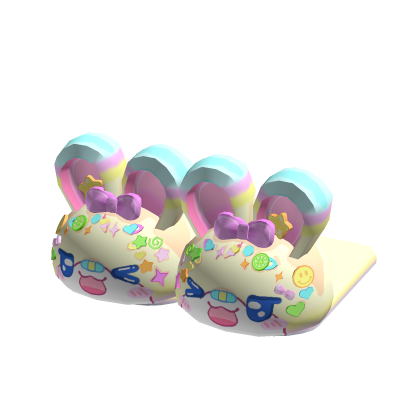 Igari Harajuku Pink Bunny Slippers thumbnail