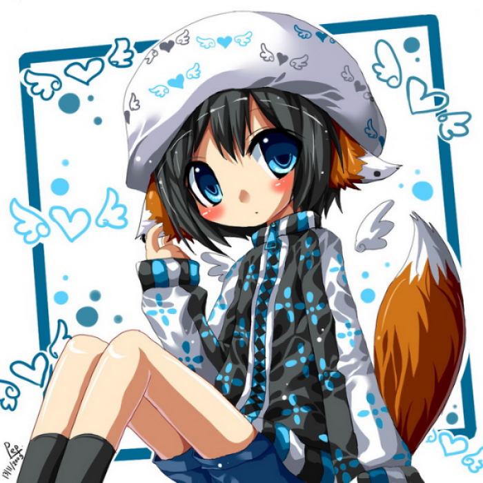 Kawaii Fox Girl Roblox decal
