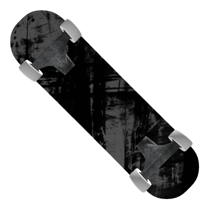 Sad Grey & Black Y2K Emo Grunge Scene Skateboard