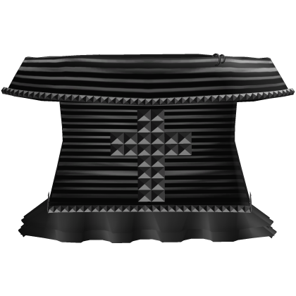 ♡ emo vkei scene doll dress moe (striped) Roblox item