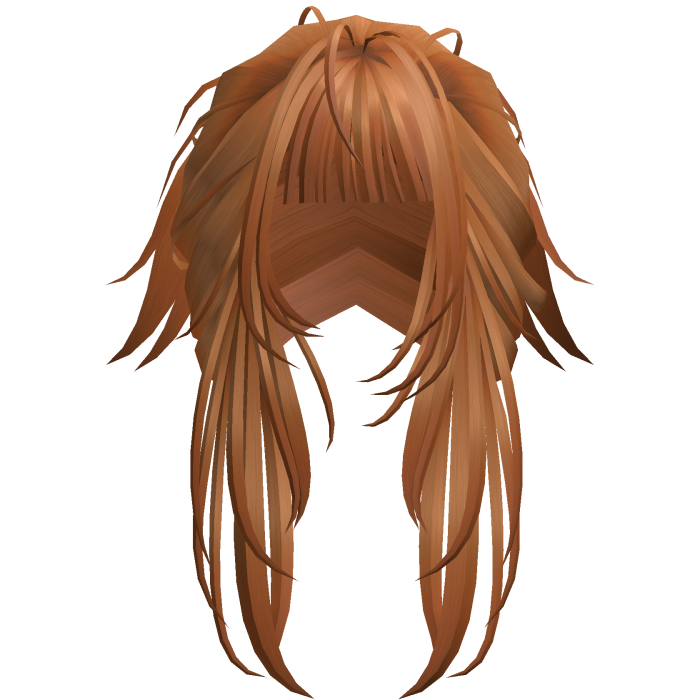 Long Layered Fringe Hair - Ginger