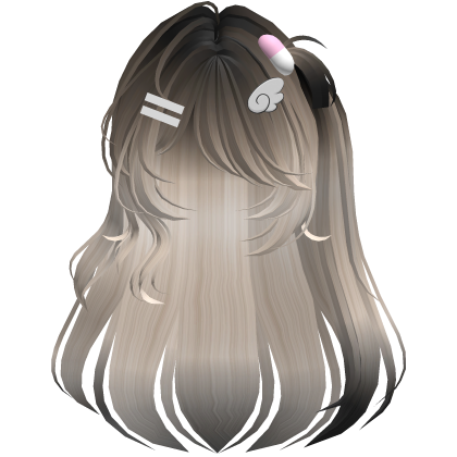 cute Black and blonde Hair emo cute anime y2k