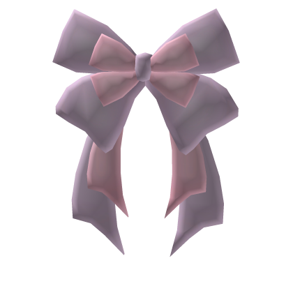 ɞ | kawaii cute pink and purple bow Roblox item