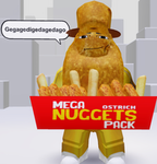The Roblox Dino nuggies