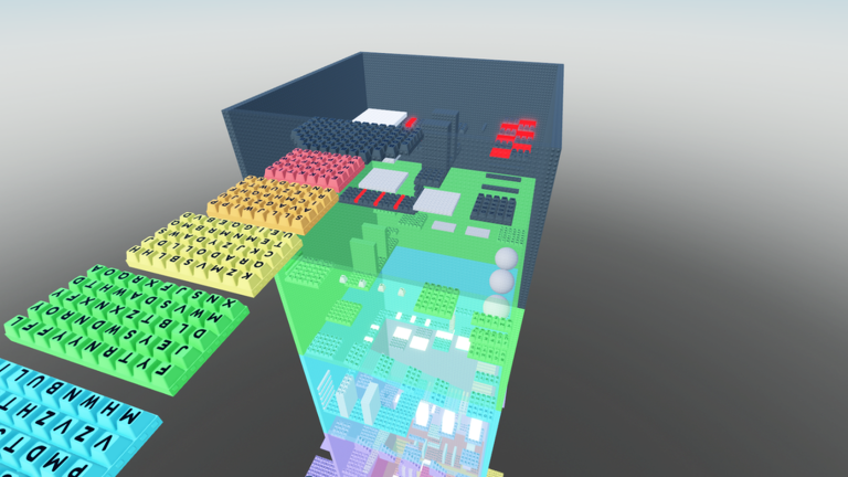 ASMR Keyboard Tower 🎧 screenshot 1