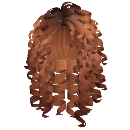 Cute Curly Hair (Ginger) Roblox item