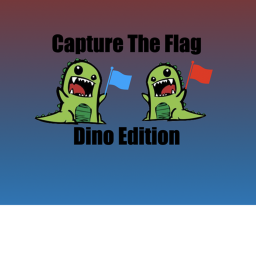 Red Dino's Vs Blue Dino's (Capture the flag)