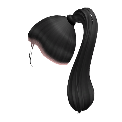 3 - Iconic Natural Ponytail - Black Roblox item