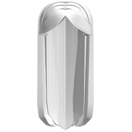 Tucked Up Straight Long White Hair Roblox item