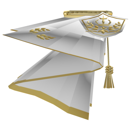 White Royal Knight's Cape Roblox item