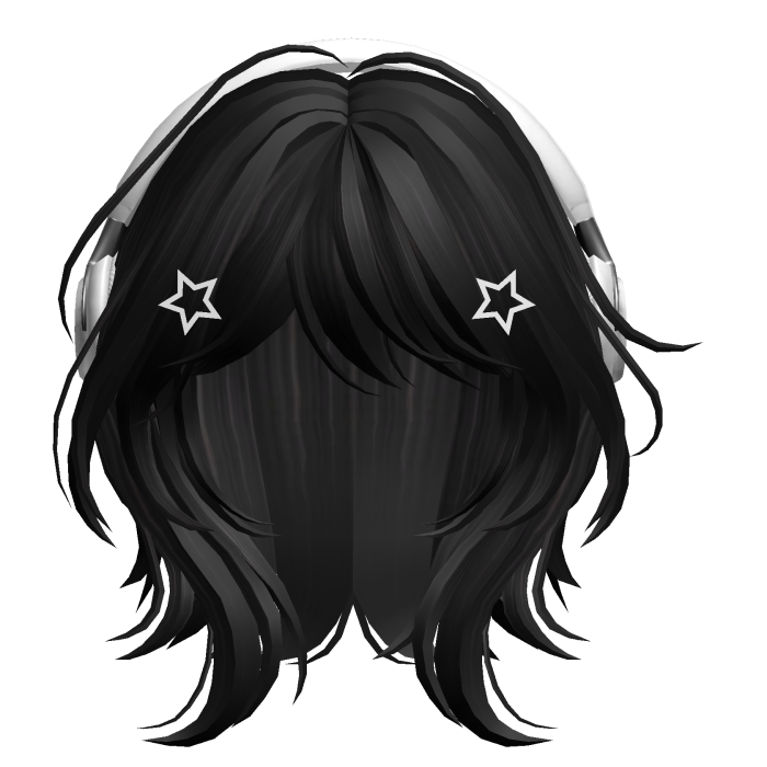 Star Black Short Bangs