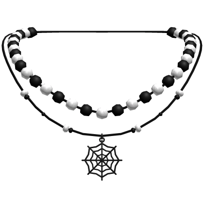Y2K Layered Spider Web Necklace 🕸️