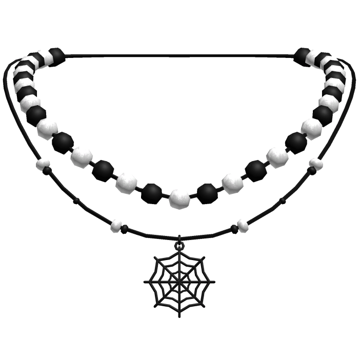 Y2K Layered Spider Web Necklace 🕸️