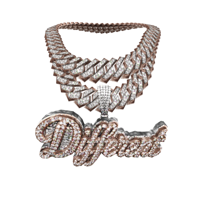 3.0 Animated Different chain w stacked cuban links