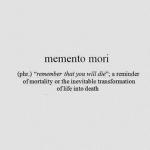 memento mori.'