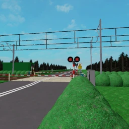 Polish railroad crossing  icon