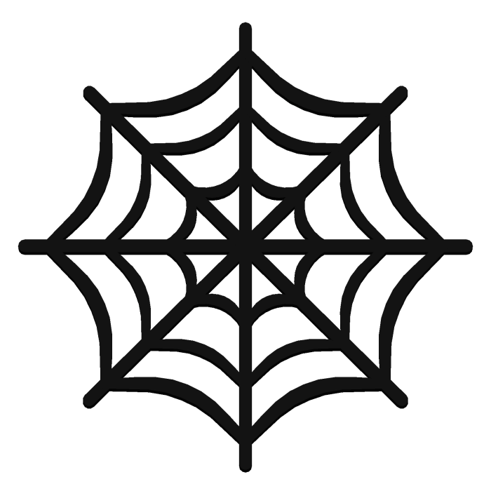 Halloween Spider Web Hair Clip (L) 🕸️