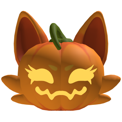 Cat Pumpkin Head Halloween [ Shiny ]