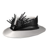 [PBR] Elegant White Ornate Fedora