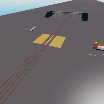 Drive Into Trucks VS Train Cet Hit By Train