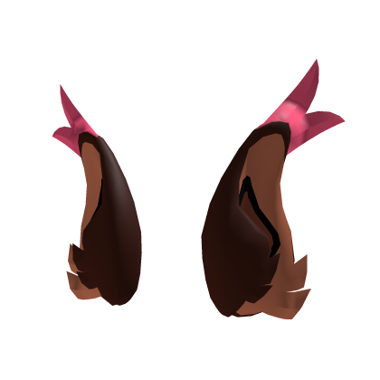 Pink-Accented Sphinx Ears Roblox item
