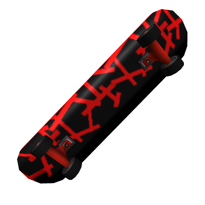 ): Red Grind Skateboard
