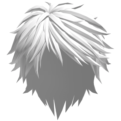 white parted emo hair