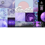 purple snow