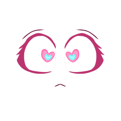 Heart-Eyed Roblox decal