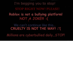 #STOP THE CYBERBULLIES!