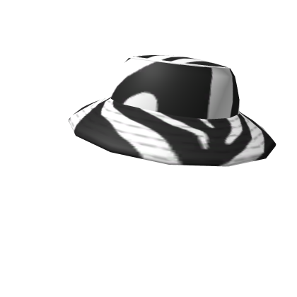 Zebra Print Trendy Hat Roblox item