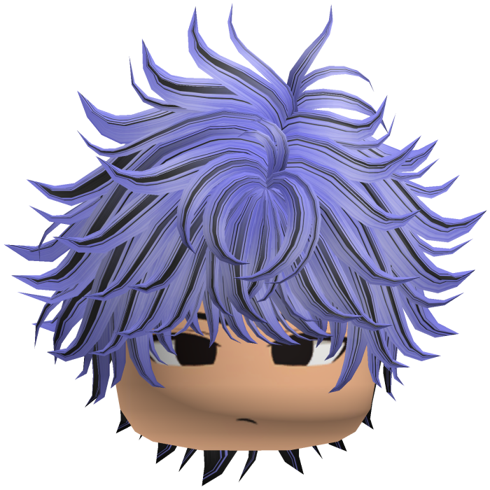Moe Vkei Blue Long Messy Hair Combo