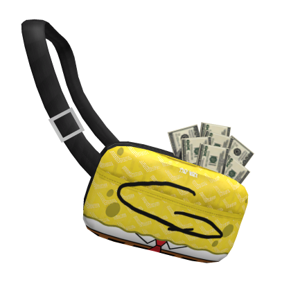 Sponge Bob Luxury Rich Money Bag