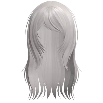 ♡ cute scene messy ash blonde long hair