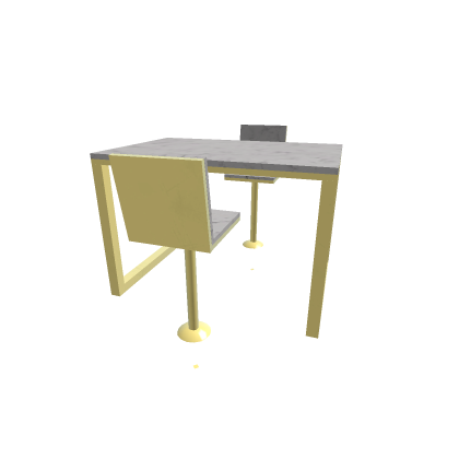 Textured Dining table (White)