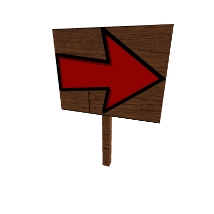 Wooden Arrow Sign