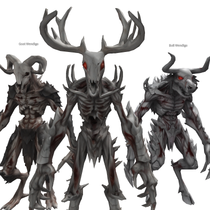 Wendigo Monster Pack V.1 R15 - 3 NPC no Scripted