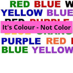 Its Colour - Not Color
