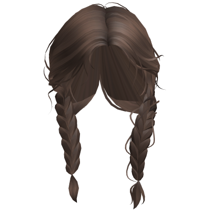 Cute Brown Messy Braids