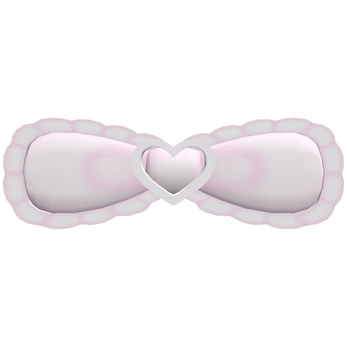 ruffleheartbowhatpink