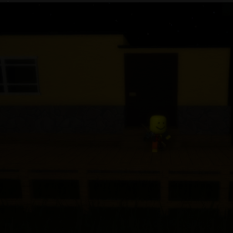 My roblox house (Night)