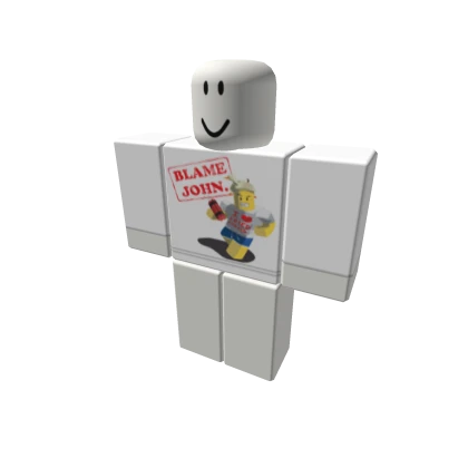 Blame John Shedletsky Shirt Roblox NoFilter